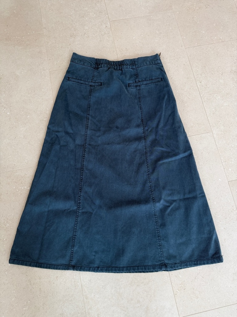 Young Fabulous & Broke Blue Midi Skirt - Picture 3 of 3